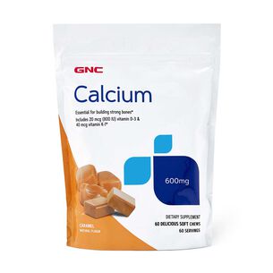 Calcium - Caramel - 60 Soft Chews (60 Servings) | GNC